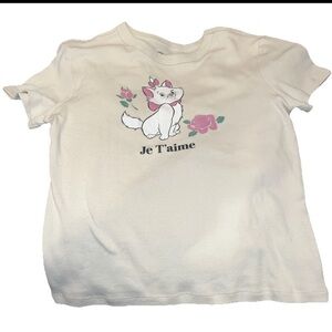 Disney Junior Med The Aristocats Marie Je T’aime Baby T New Without Tags